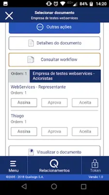 QualiSign android App screenshot 1