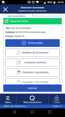 QualiSign android App screenshot 3